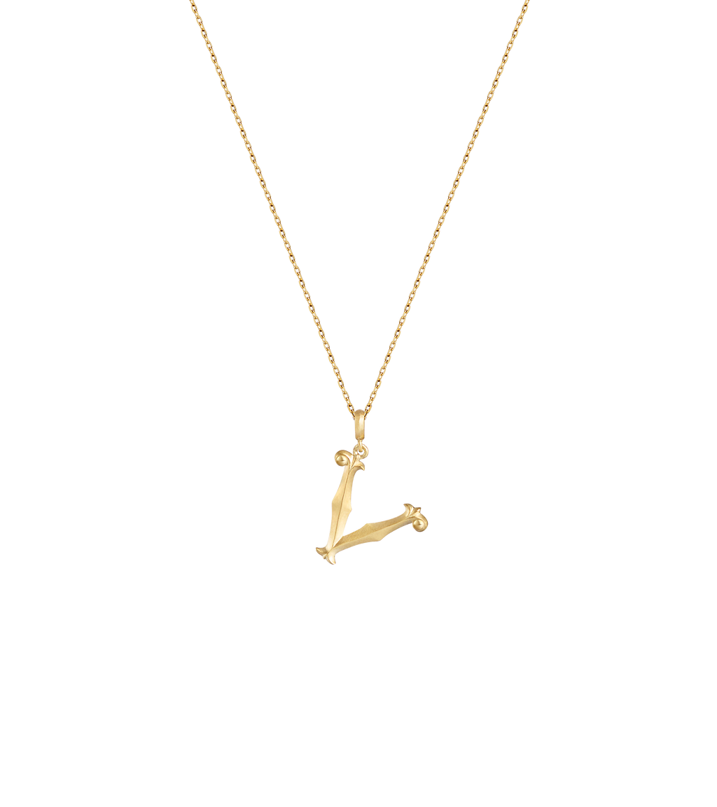 Lexis Letter V Pendant