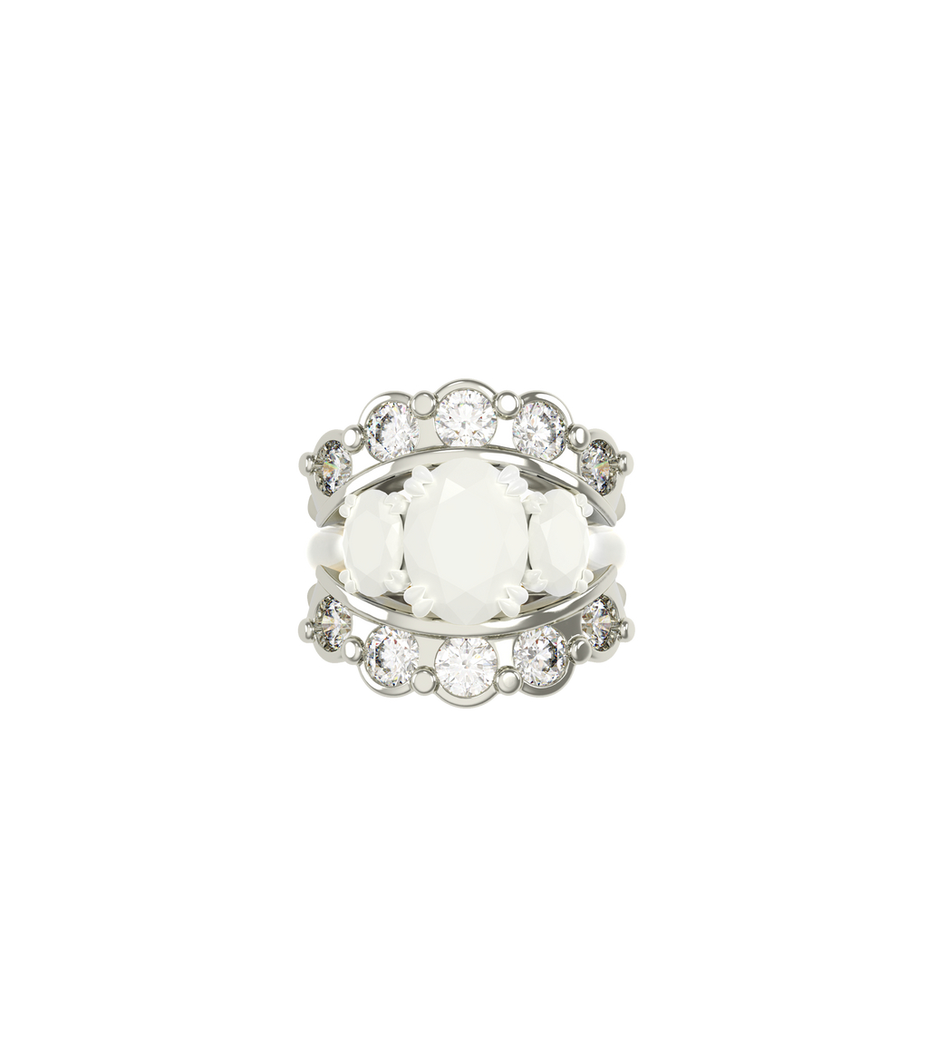 Platinum--Lab Grown Diamonds [0.85ct]--Decide Ring Size Later, Platinum--Lab Grown Diamonds [0.85ct]--Know The Ring Size,