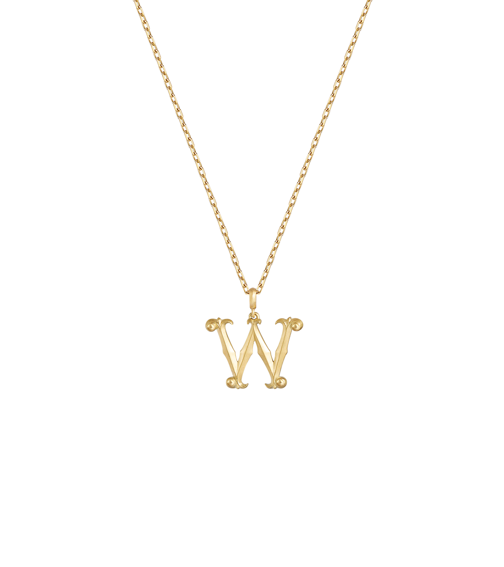 Lexis Letter W Pendant
