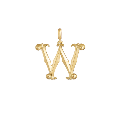 Lexis Letter W Pendant