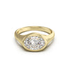 18ct Yellow Gold--East-West--Decide ring size later, 18ct Yellow Gold--East-West--Know the ring size,