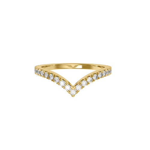 Catherine Wishbone Diamond Ring - Standard