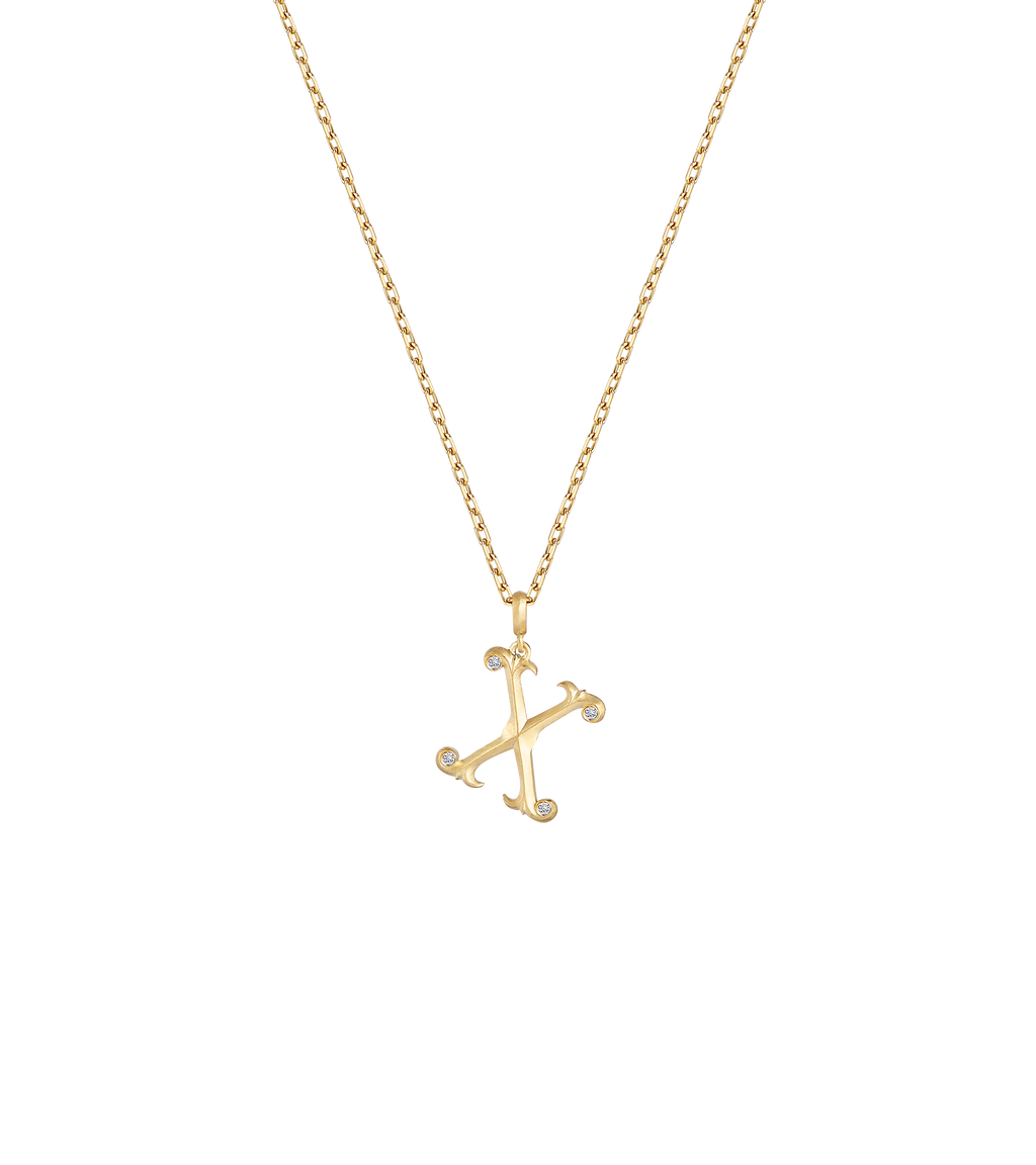 Lexis Letter X Pendant