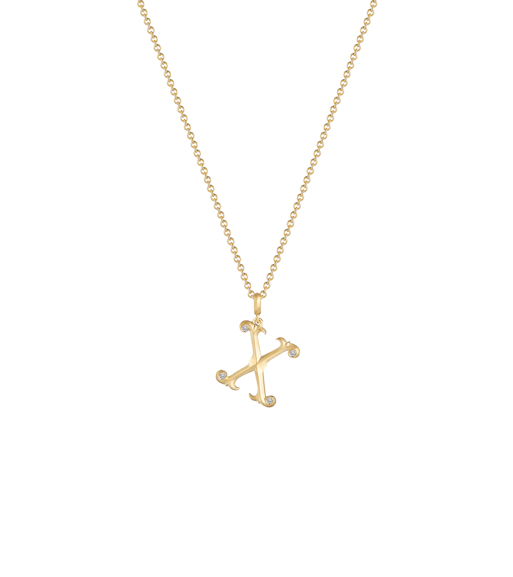 Lexis Letter X Pendant
