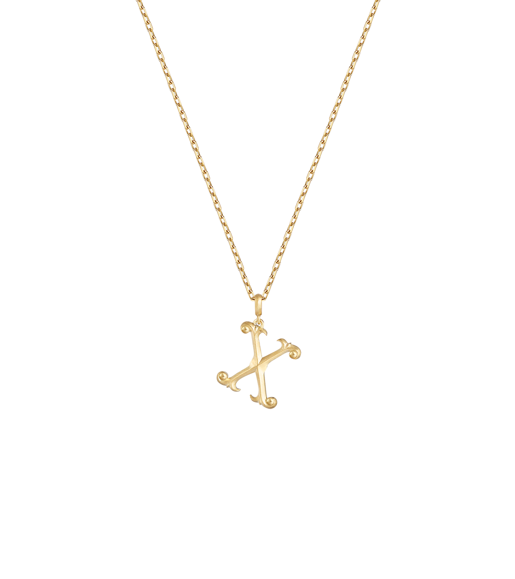 Lexis Letter X Pendant