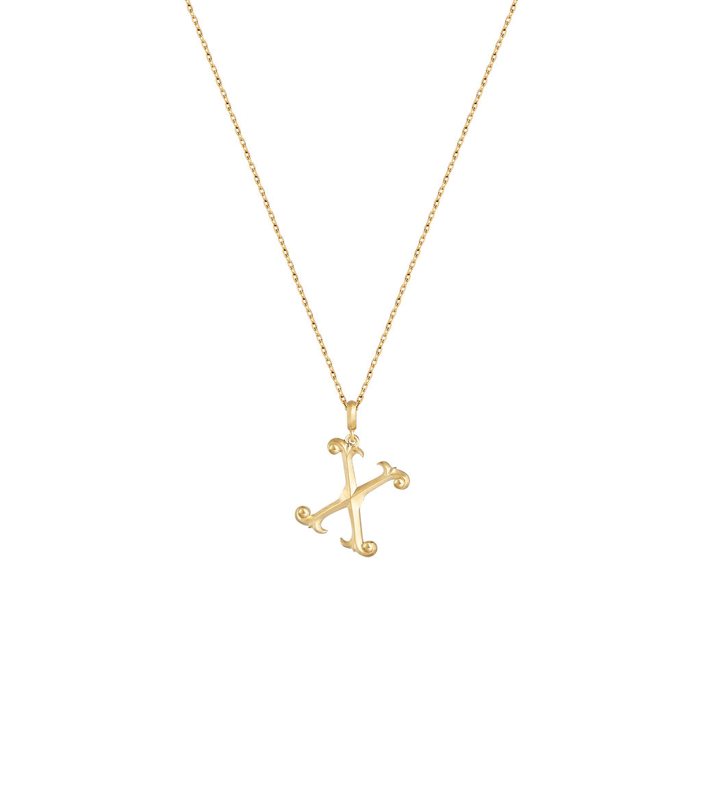 Lexis Letter X Pendant