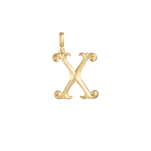 Lexis Letter X Pendant