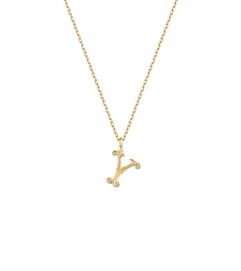 Lexis Letter Y Pendant