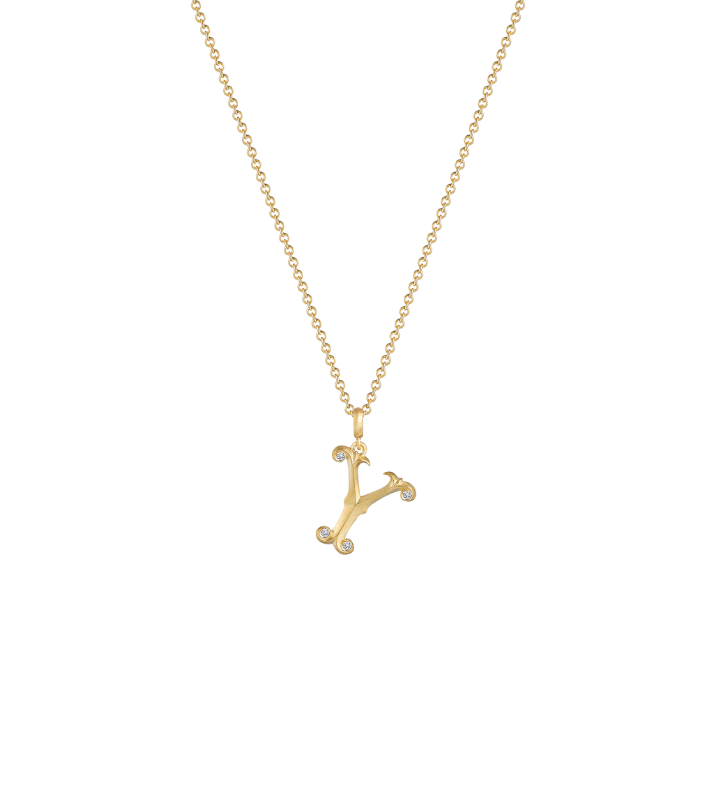 Lexis Letter Y Pendant