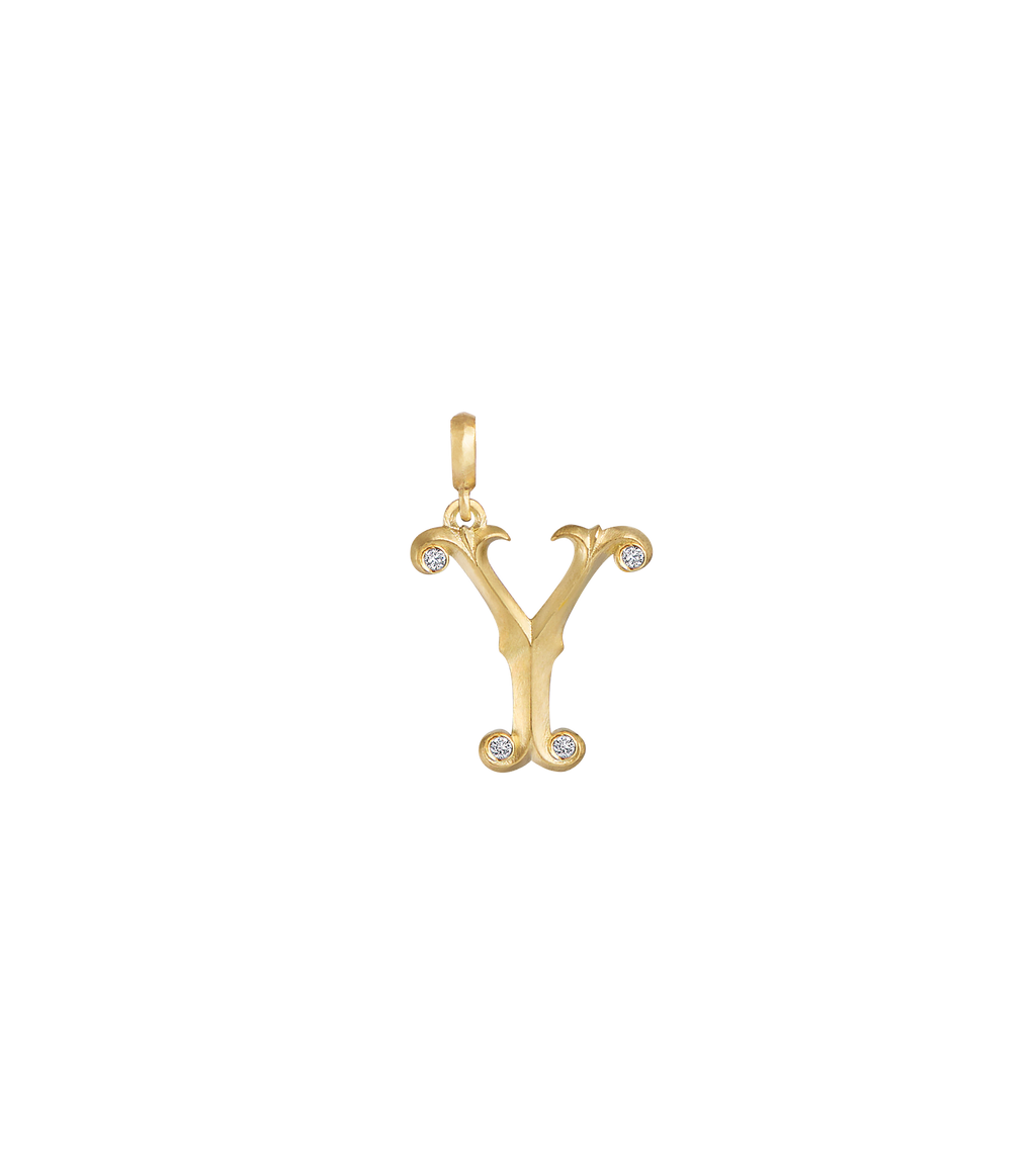 Lexis Letter Y Pendant