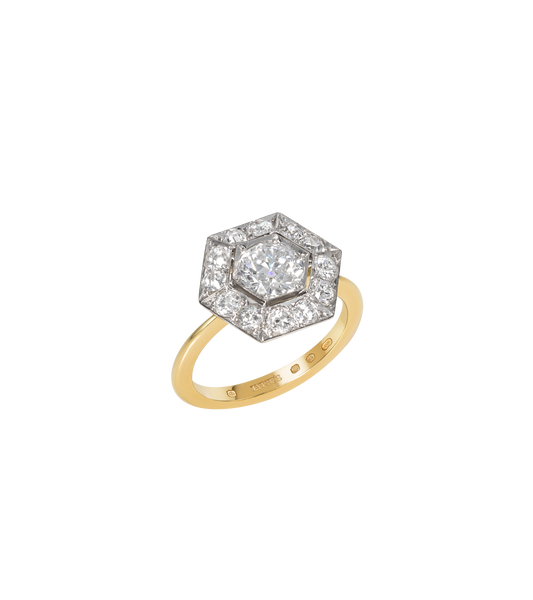 14ct White Gold--1.4ct Recycled Antique Diamonds--Decide Ring Size Later, Platinum--1.4ct Recycled Antique Diamonds--Decide Ring Size Later, 14ct White Gold--1.4ct Recycled Antique Diamonds--Know The Ring Size, Platinum--1.4ct Recycled Antique Diamonds--Know The Ring Size
