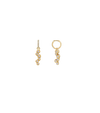 14ct Yellow Gold--Hoops and Drops [0.43ct], 14ct Yellow Gold--Drops only [0.3ct]
