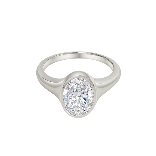 Minerva Solitaire Ring