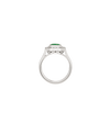 Platinum--Emerald and lab grown diamonds--Decide Ring Size Later, Platinum--Emerald and lab grown diamonds--Know The Ring Size, 