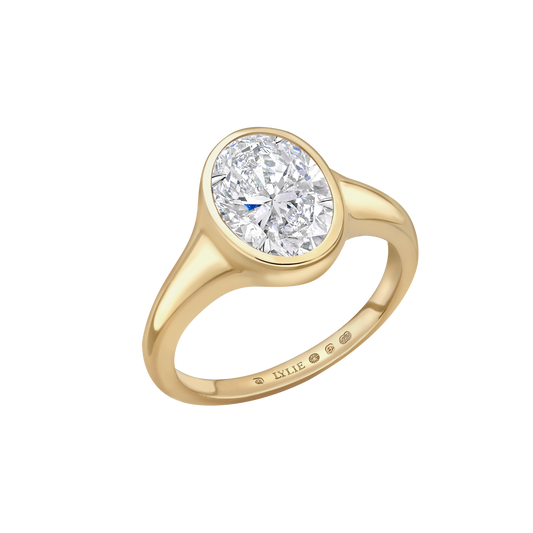 Minerva Solitaire Ring
