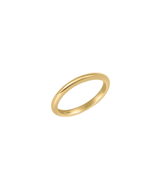 2mm Women's Recycled Gold Wedding Ring