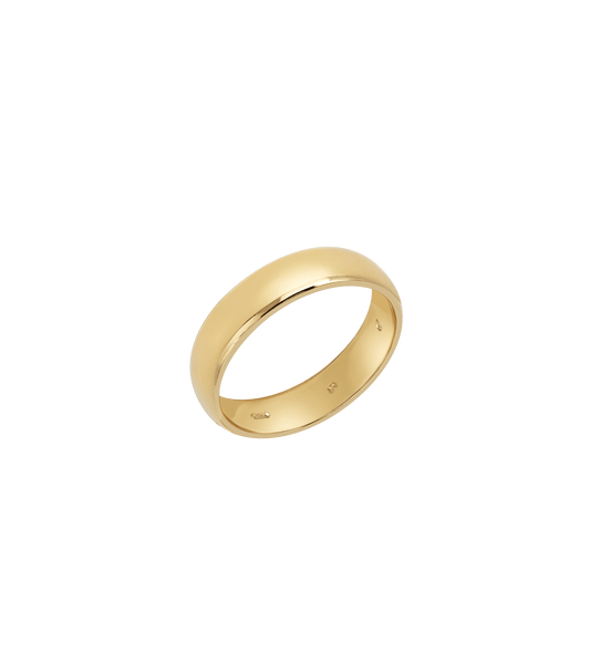 5mm Men's Recycled Gold Wedding Ring