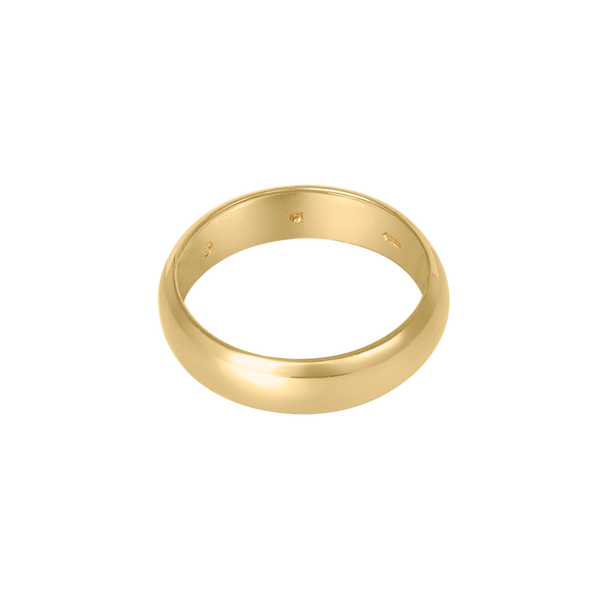 5mm Men's Recycled Gold Wedding Ring