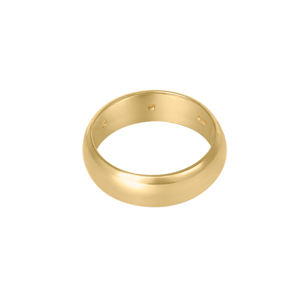 6mm Men's Recycled Gold Wedding Ring