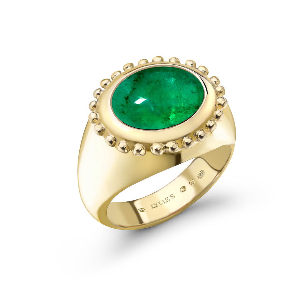 Yellow Gold Glebe band Ring for Women | Lylies  