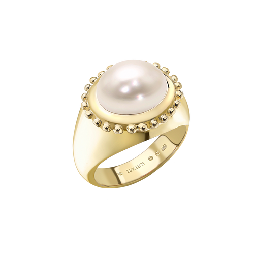Yellow Gold Glebe band Ring for Women | Lylies   