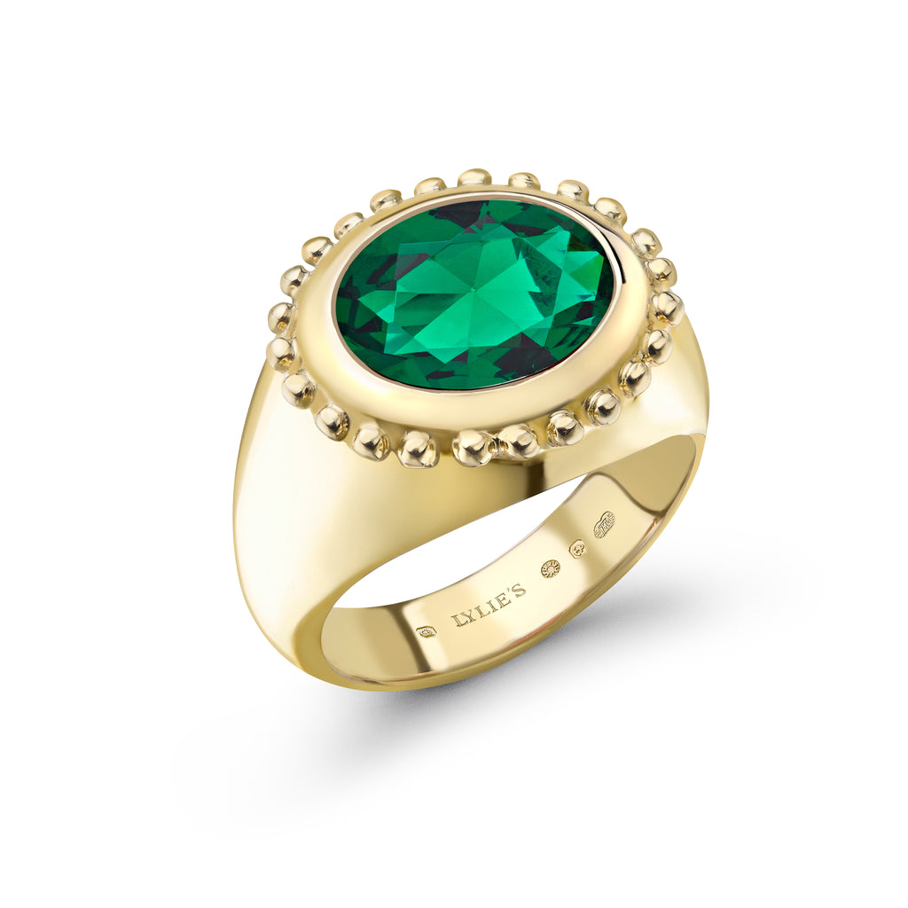 Yellow Gold Glebe band Ring for Women | Lylies  