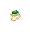 14ct Yellow Gold--Emerald, 18ct Yellow Gold--Emerald,