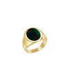 9ct Yellow Gold--Bloodstone--Mens Large Oval (16 x 13mm), 18ct Yellow Gold--Bloodstone--Mens Large Oval (16 x 13mm)