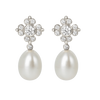 Dodola Diamond & Pearl Earrings