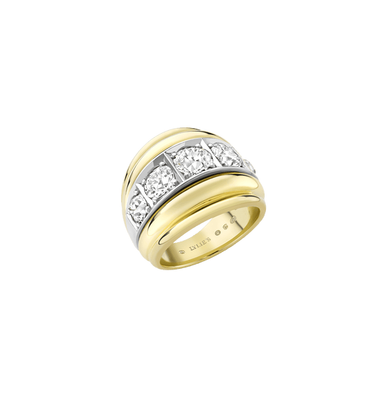 Diamond Wave Ring