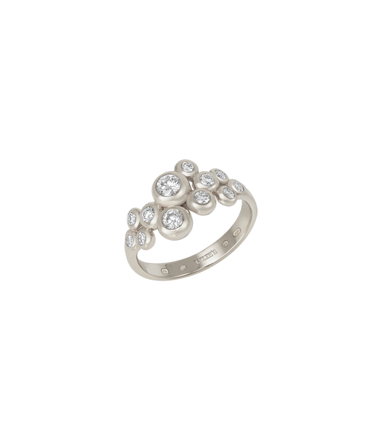 14ct White Gold--0.57ct Recycled Antique Diamonds--Decide Ring Size Later, Platinum--0.57ct Recycled Antique Diamonds--Decide Ring Size Later,  14ct White Gold--0.57ct Recycled Antique Diamonds--Know The Ring Size, Platinum--0.57ct Recycled Antique Diamonds--Know The Ring Size