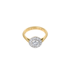 18ct Yellow Gold and Platinum--0.94ct Lab Grown Diamonds--Decide Ring Size Later, 18ct Yellow Gold and Platinum--0.94ct Lab Grown Diamonds--Know The Ring Size, 