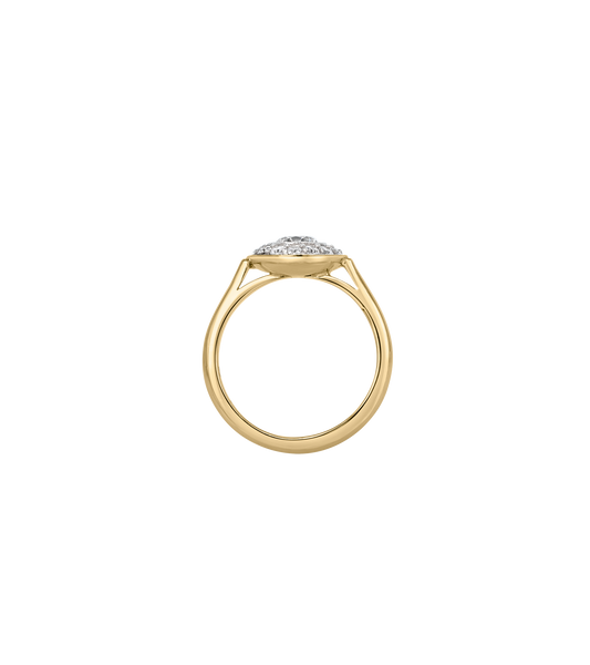 18ct Yellow Gold and Platinum--0.94ct Lab Grown Diamonds--Decide Ring Size Later, 18ct Yellow Gold and Platinum--0.94ct Lab Grown Diamonds--Know The Ring Size, 