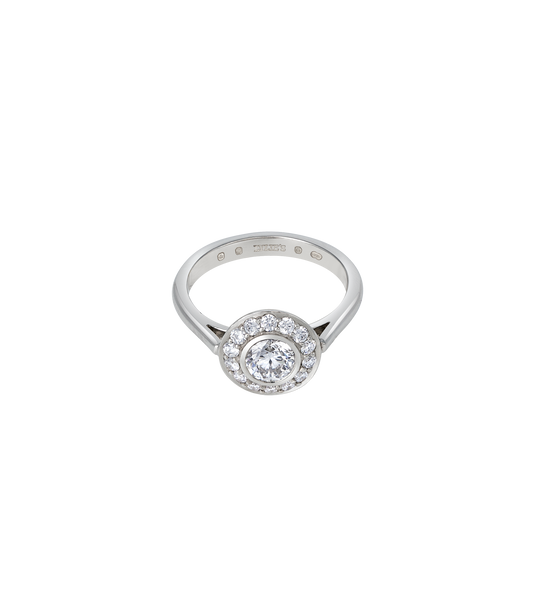 14ct White Gold--0.94ct Recycled Antique Diamonds--Decide Ring Size Later, Platinum--0.94ct Recycled Antique Diamonds--Decide Ring Size Later,  14ct White Gold--0.94ct Recycled Antique Diamonds--Know The Ring Size, Platinum--0.94ct Recycled Antique Diamonds--Know The Ring Size