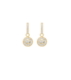 18ct Yellow Gold--Hoops and Drops [0.8ct], 18ct Yellow Gold--Drops only [0.66ct]
