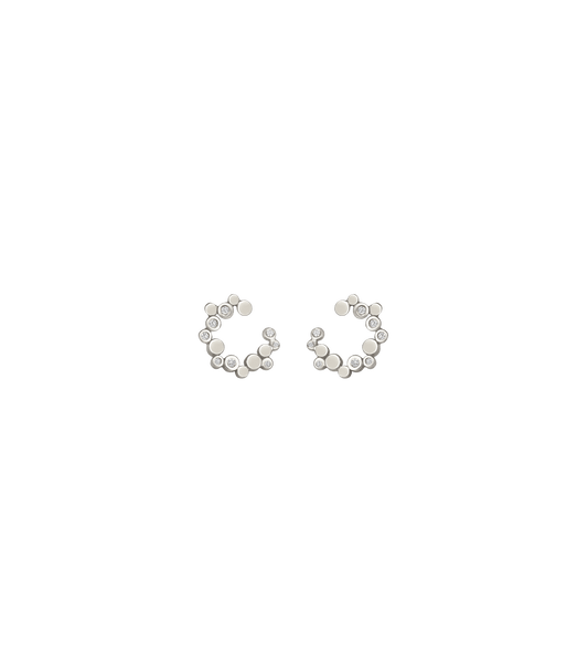 Circle of Cloud Earrings