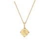 9ct Yellow Gold--No Chain, 9ct Yellow Gold--20'' Trace Chain,