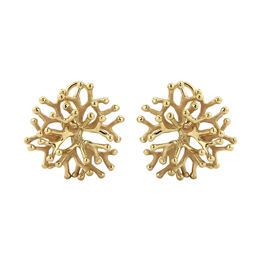 Yellow Gold Ayida Earrings for Women | Lylies  