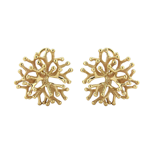 Yellow Gold Ayida Earrings for Women | Lylies  