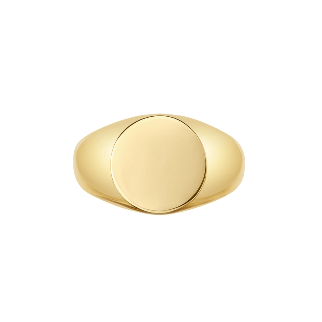 Round Signet Ring