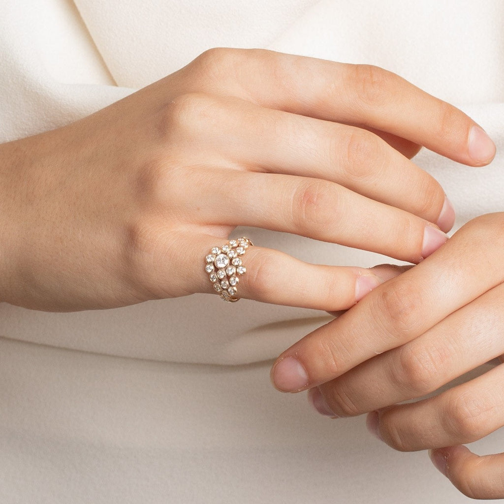 Dodola Diamond Pinkie Ring