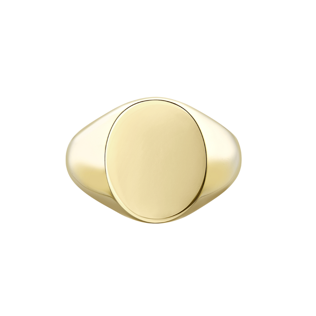 Men's Oval Signet Ring