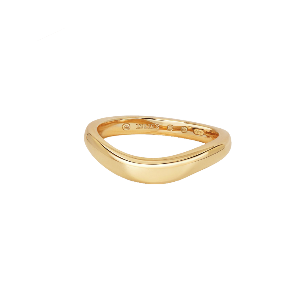 Yellow Gold Men's Shaped Wedding Ring | Lylies  