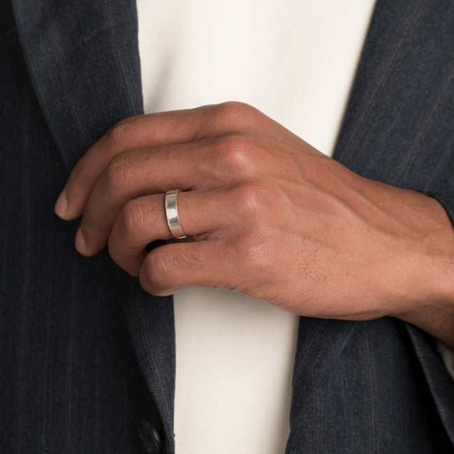 5mm Men's Recycled Gold Wedding Ring