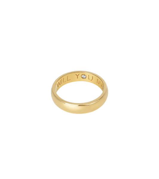Hidden Message Placeholder Ring
